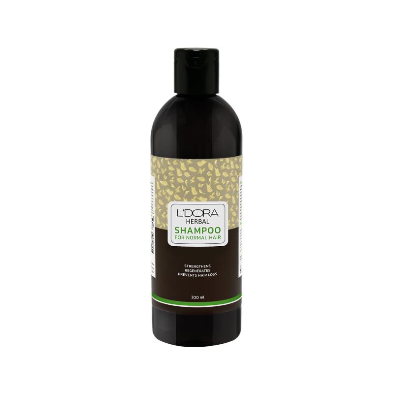 شامپوگیاهی مناسب موهای معمولی لدورا هربال 300 میلی‌لیتر