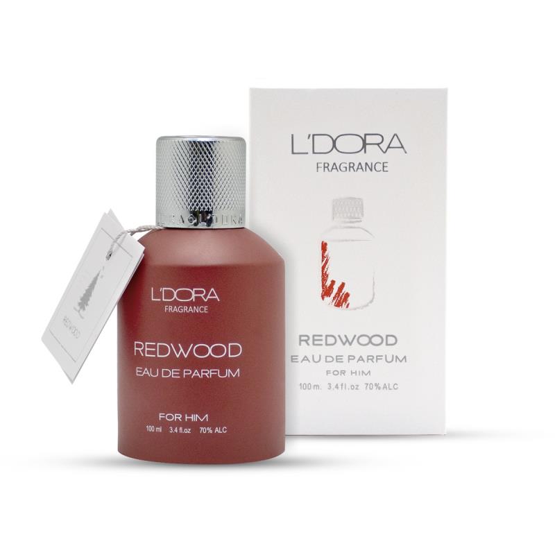 ادوپرفیوم مردانه مدل REDWOOD لدورا فرگرنس 100 میلی‌لیتر