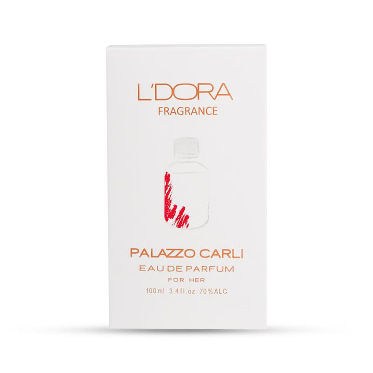 ادوپرفیوم زنانه مدل PALAZZO CARLI فرگرنس 100 میلیلیتر لدورا