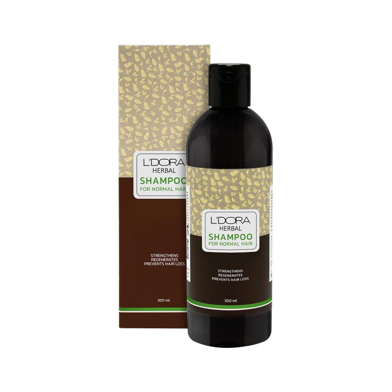 شامپوگیاهی مناسب موهای معمولی لدورا هربال 300 میلی‌لیتر